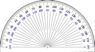 plotting - How to draw a protractor in Mathematica - Mathematica Stack Exchange