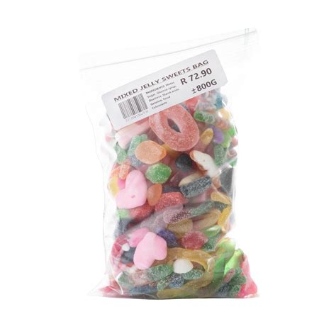 Mixed Jelly Sweets Bag +-800g - Looters