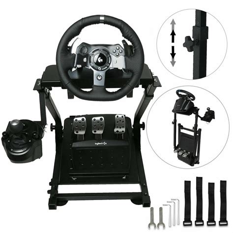 NEW RACING SIMULATOR STEERING WHEEL STAND FOR LOGITECH G920 PS4 518TMS ...