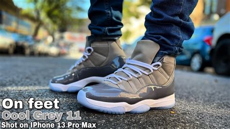 Cool Grey 11s On Feet