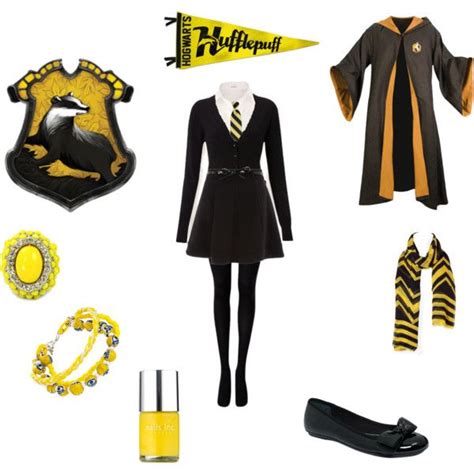 Elegant Hufflepuff School Uniform