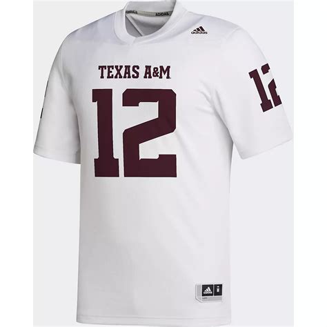 adidas Men's Texas A&M University Away Replica Football Jersey | Academy