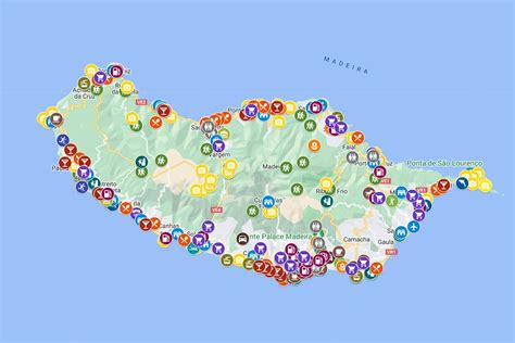 Madeira Hiking Trails Map - Brandy Tabbitha