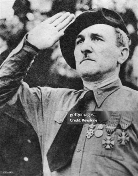 French right-wing leader Joseph Darnand , commander of the Vichy... News Photo - Getty Images