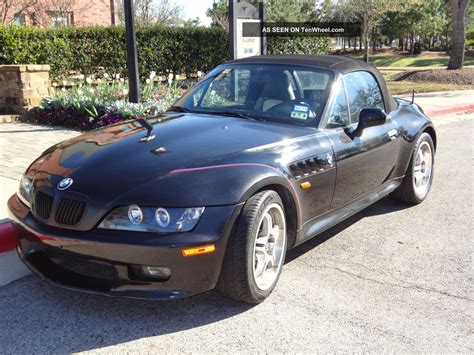 1999 Bmw Z3 Black Manual 5 - Speed 6cyl 2. 8l Roadster Convertible