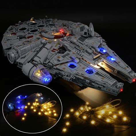 LED Light Lighting Kit ONLY For LEGO 75192 Star War Falcon Millenniuml Bricks