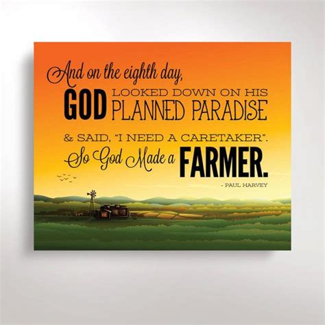 So God Made a Farmer Paul Harvey Digital by JessPoutreDesigns | Paul harvey, Paul harvey quotes ...