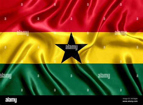 Flag of Ghana Stock Photo - Alamy