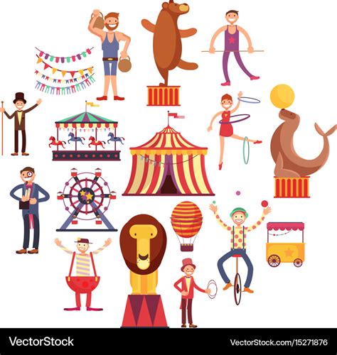 Circus Carnival Show Clipart Set | ubicaciondepersonas.cdmx.gob.mx