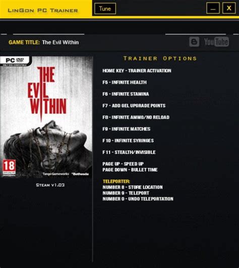 The Evil Within - PC Game Trainers Download - Game Trainers