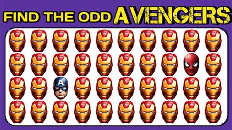 Find The ODD One Out | Avengers Edition | Emoji Quiz! - YouTube