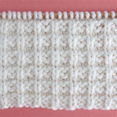 Waffle Stitch Knitting Pattern for Beginners - Studio Knit