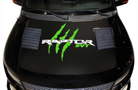 Ford Raptor Hood Vinyl Graphics Decal (2010-2014)