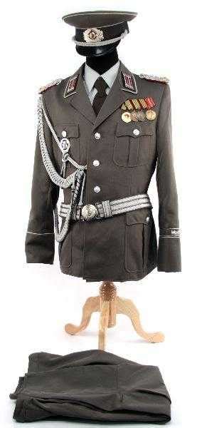 DDR STASI UNIFORM COMPLETE WITH HAT AND DAGGER