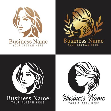 Female logo templates collection ,Women s beauty and fashion logo ...