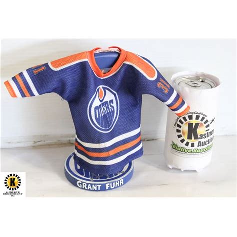 GRANT FUHR MINI JERSEY STAMPED AUTOGRAPH