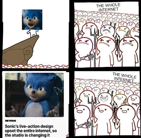 The Director of Sonic The Hedgehog Agrees To Redesign Sonic, The Internet's Reactions Are ...