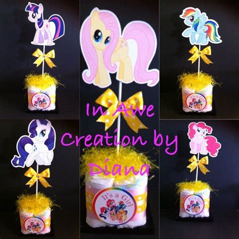 My little Pony Baby Shower My little Pony by InAweCreationbyDiana | My little pony baby, Vintage ...