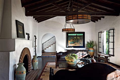 Take a Peek Inside 25 Living Rooms in Actors’ Homes | Spanish revival ...