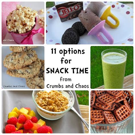 Let's Review: Snack Time! - Crumbs and Chaos