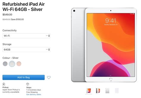 Apple Refurbished iPad Air (2019) Back in Stock for $549 in Canada ...