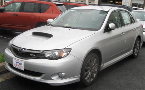 File:2009 Subaru WRX sedan.jpg - Wikimedia Commons