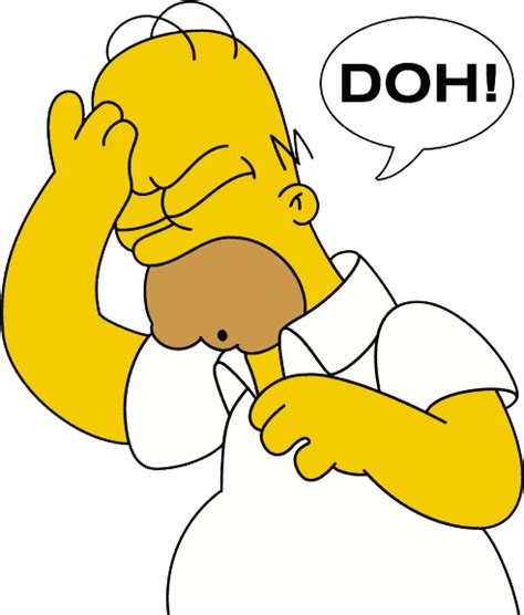 Download HD Doh Homer Simpson Quotes On Quotestopics - Homer Simpson D Oh Png Transparent PNG ...