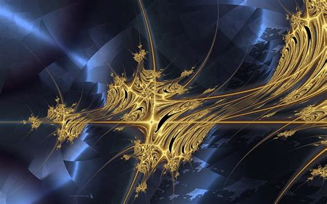 1920x1080px, 1080P free download | Royal Blue and Gold, bars, gold, ripples, streams, abstract ...