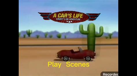 A Car's Life Sparky's Big Adventure DVD Menu - YouTube