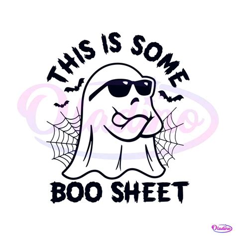 This Is Some Boo Sheet Funny Halloween Ghost SVG Download - Oladino