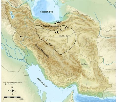 Iranian Plateau Map