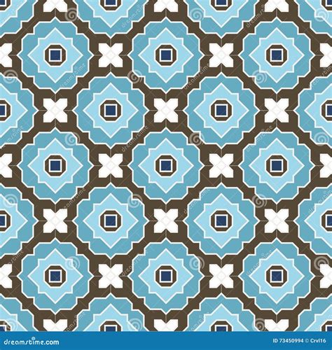 Vector Abstract Seamless Geometric Islamic Wallpaper. Stock Vector ...