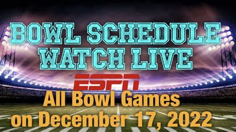 Here's how to stream the 2022 college football bowl schedule today ...