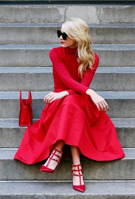 15 Of The Most Glamorous Street Style Photos Ever | Red fashion, Fashion, Style