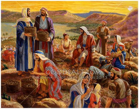 Jesus Feeds 5000 Painting at PaintingValley.com | Explore collection of Jesus Feeds 5000 Painting