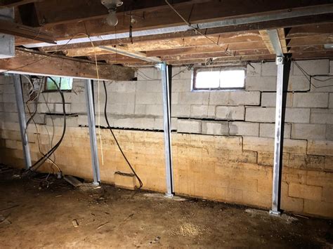 Woods Basement Systems, Inc. - Foundation Repair Photo Album - Bowing ...