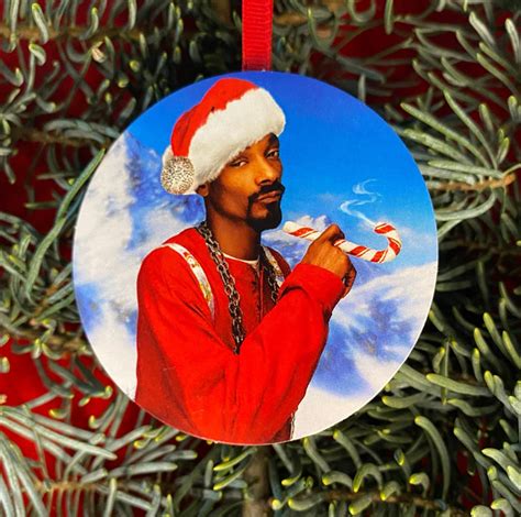 Snoop Dogg Christmas Tree Ornament Holiday Party Gift Exchange Gag ...