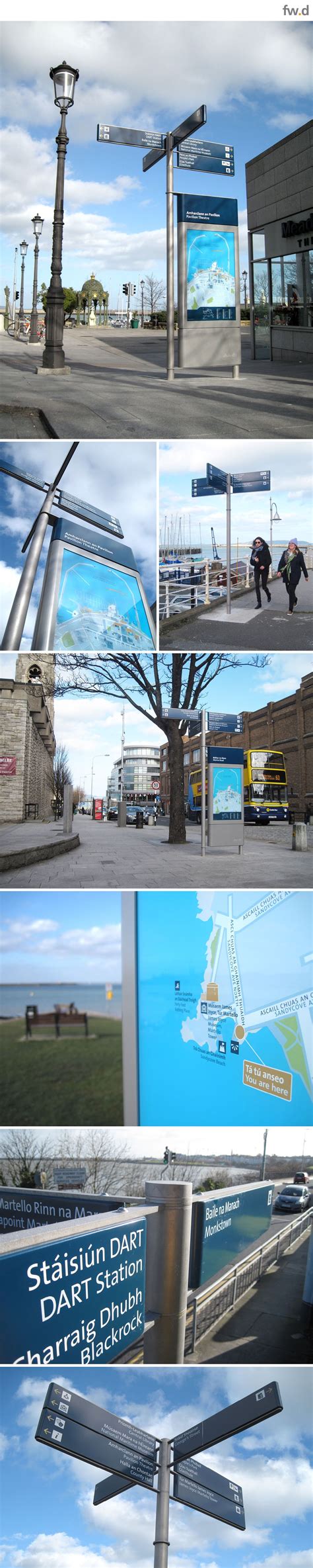 Signage and wayfinding design for Dublin Docklands by fwdesign. www ...