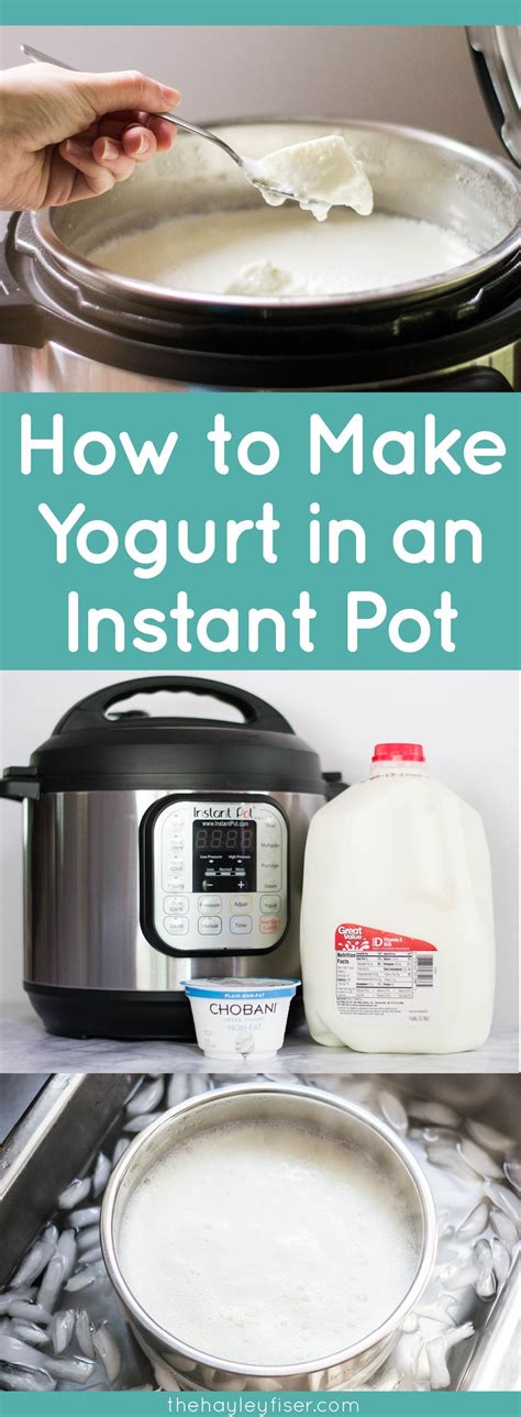 How to make yogurt in an Instant Pot || by Hayley Fiser || thehayleyfiser.com 21 Fix, Chobani ...