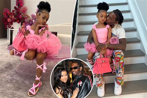 Cardi B and Offset's daughter Kulture shows off Birkin bag on 5th birthday