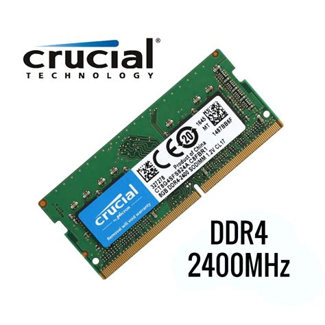 Computadoras Guatemala – Soluciones 360 MEMORIA 8GB DDR4 2400 CRUCIAL NBK