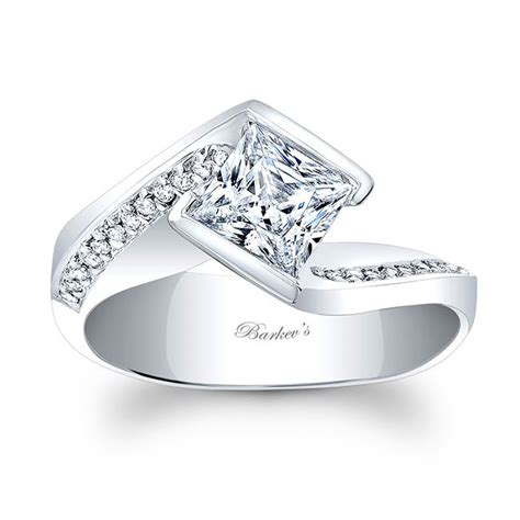 Barkev's Princess Cut Engagement Ring 8032L