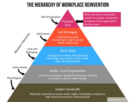 Pam Ross – The Hierarchy of Workplace Reinvention – Where are you operating?