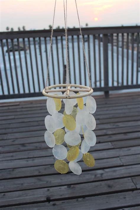 Capiz Shell Wind Chime / Capiz Shell Mobile / Wind Chime - Etsy | Shell ...