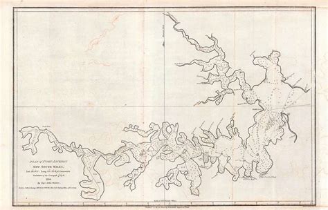 Plan of Port Jackson, New South Wales.: Geographicus Rare Antique Maps