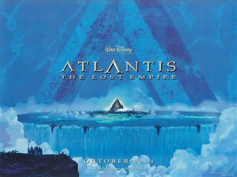 Disney's Atlantis movie poster (advance style) original uk quad - 30" x ...