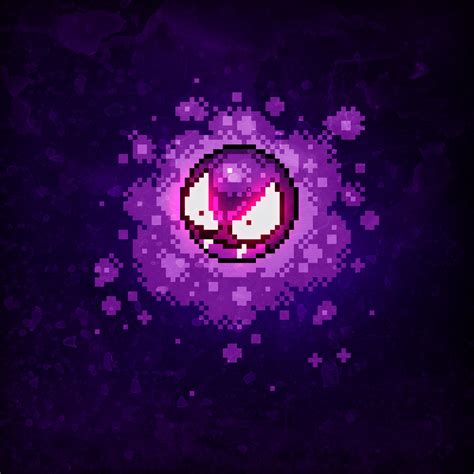 (Pixel Art) Gastly by EchoNovaDesign on DeviantArt