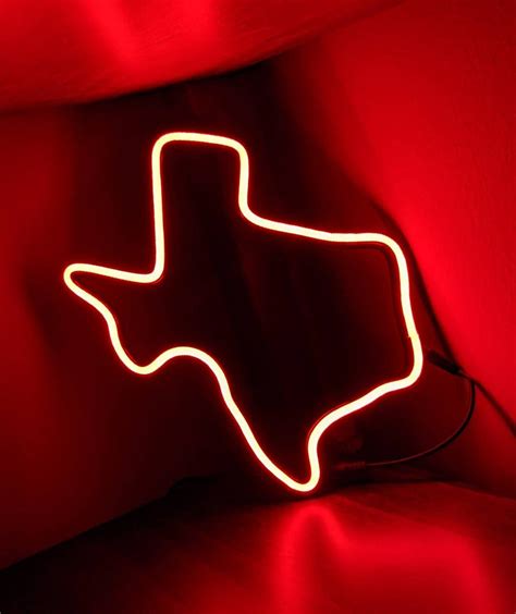 Texas neon sign