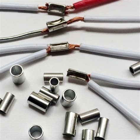 100pcs Round Car Wiring Harness Connector Terminal Copper Tubular Terminals for 0.5 1.5mm2 cable ...