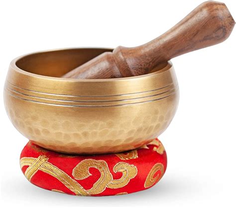 Tibetan Singing Bowl Set - Easy To Play for Beginners - Authentic Handcrafted Mindfulness ...